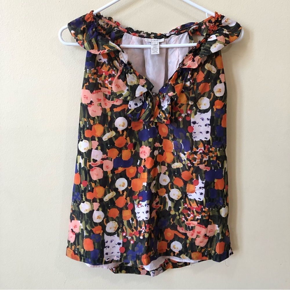 J Crew Silk Blend Top
